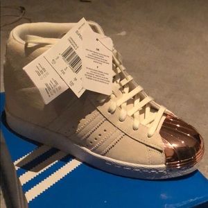 Superstar Up Metal Toe Wedge Sneakers